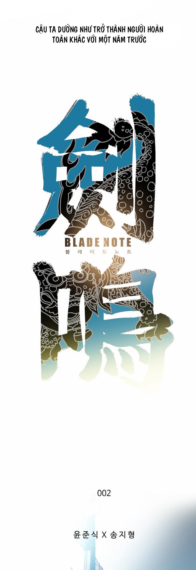 Blade Note Chap 2 - Next Chap 3