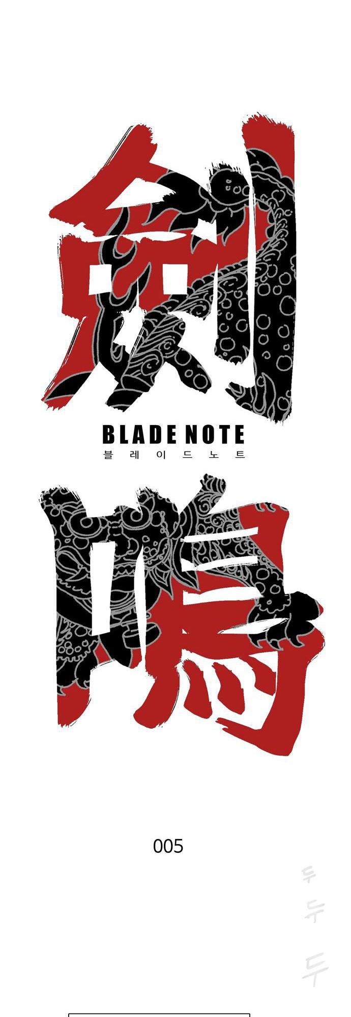 Blade Note Chap 5 - Next Chap 6