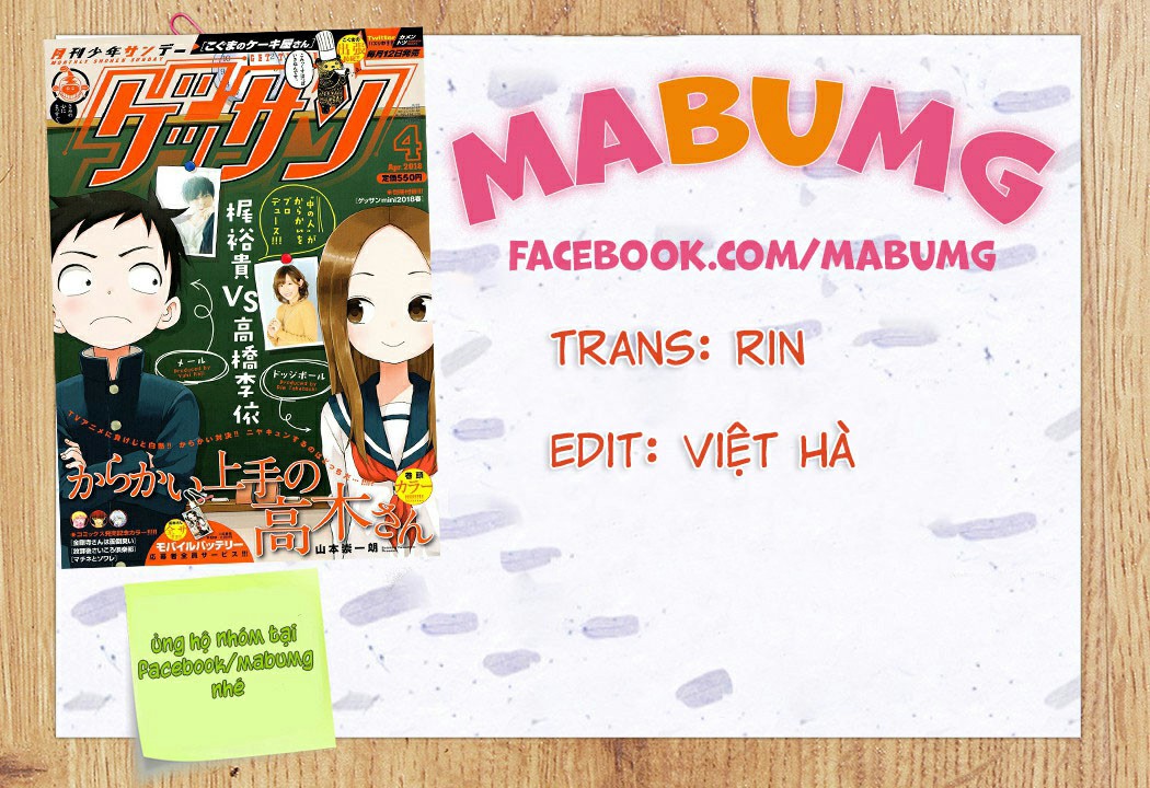 Nhất Quỷ Nhì Ma, Thứ Ba Takagi Chap 87 - Next Chap 88