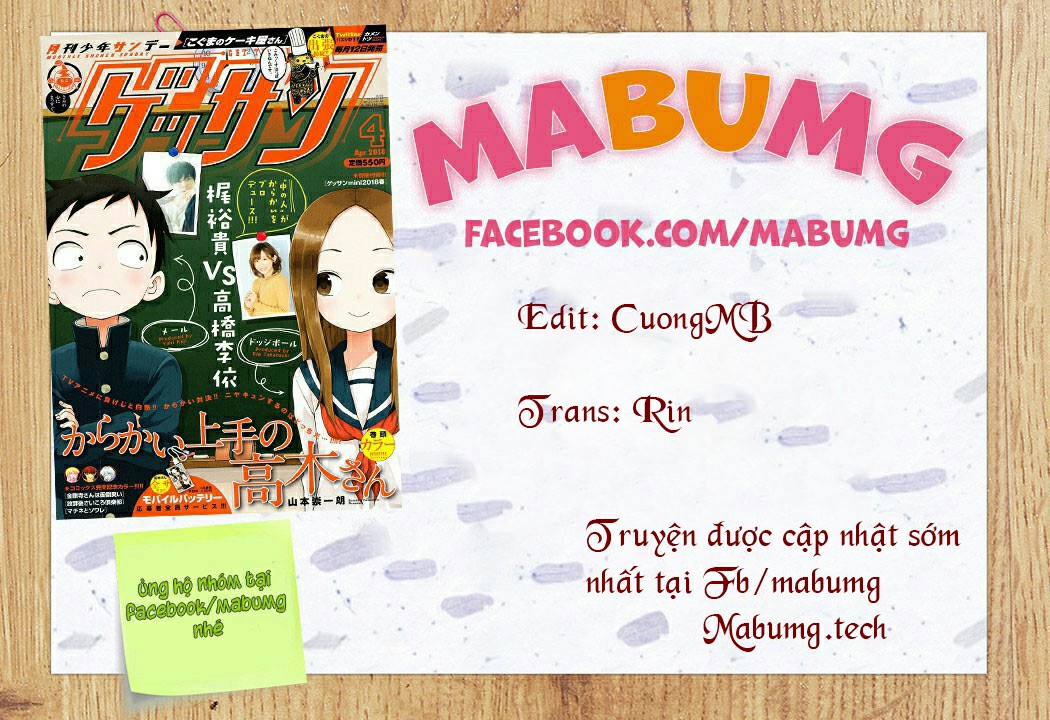 Nhất Quỷ Nhì Ma, Thứ Ba Takagi Chap 90 - Next Chap 91