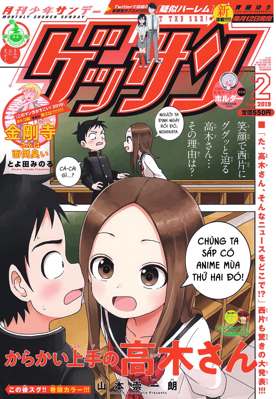 Nhất Quỷ Nhì Ma, Thứ Ba Takagi Chap 95 - Next Chap 96