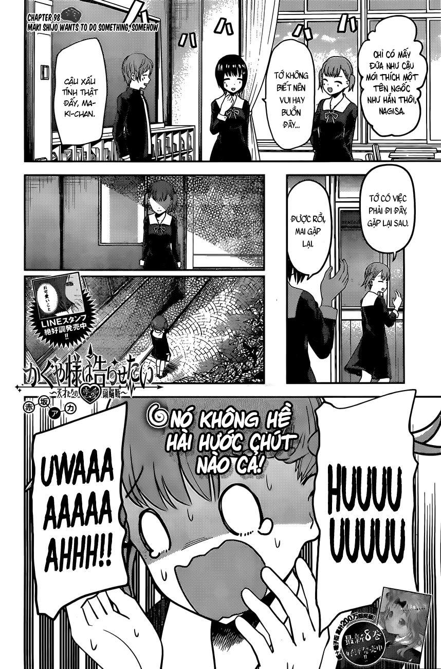Kaguya-Sama Wa Kokurasetai - Tensai-Tachi No Renai Zunousen Chap 98 - Next Chap 99