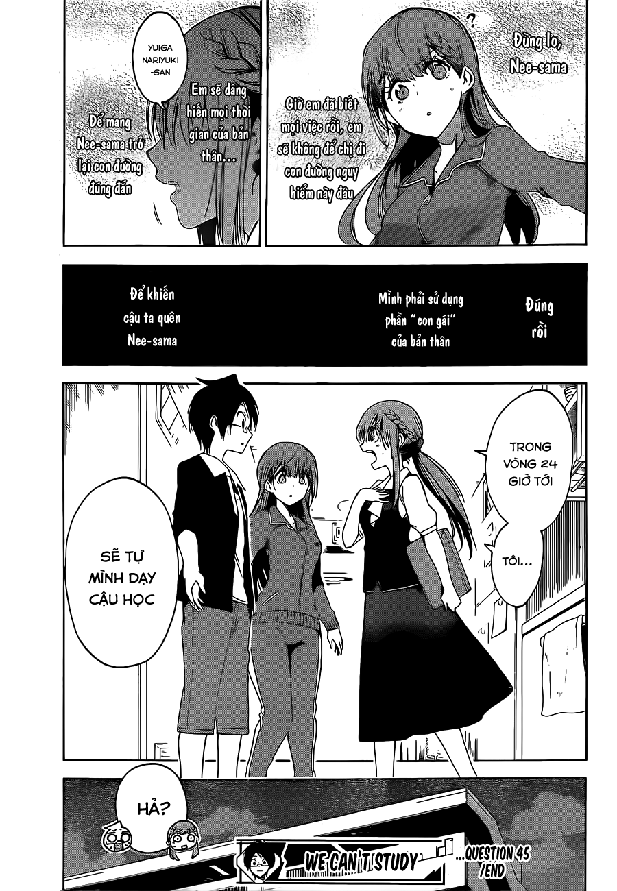 Bokutachi Wa Benkyou Ga Dekinai Chap 45 - Next Chap 46