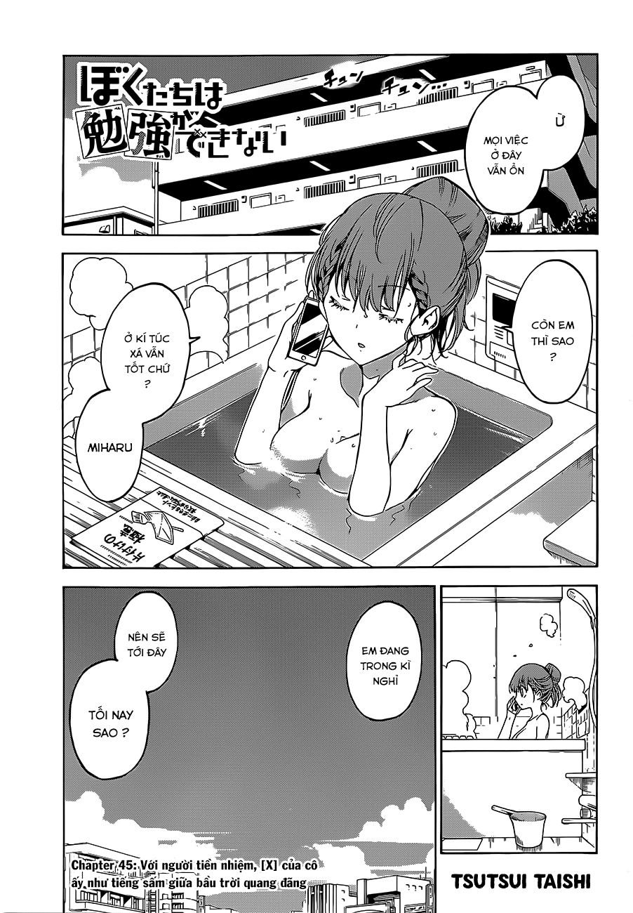 Bokutachi Wa Benkyou Ga Dekinai Chap 45 - Next Chap 46