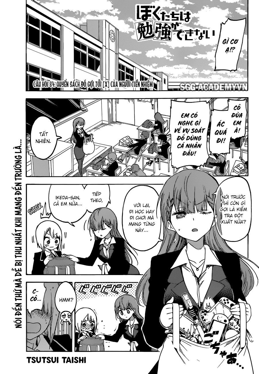 Bokutachi Wa Benkyou Ga Dekinai Chap 84 - Next Chap 85