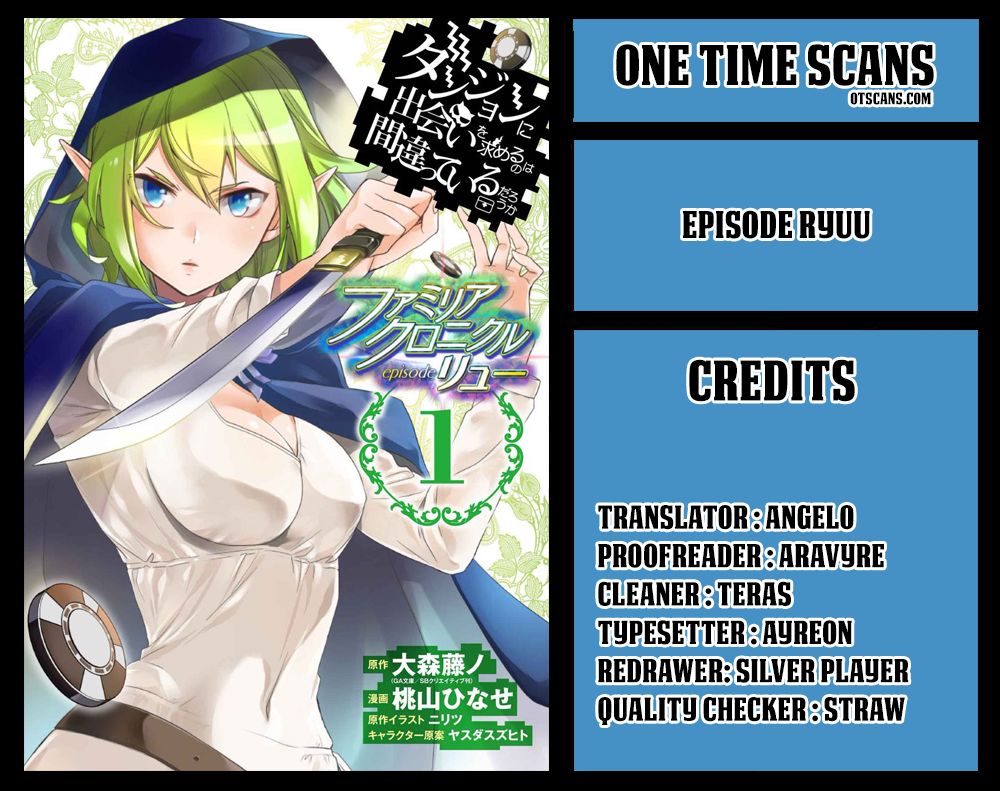 Dungeon ni Deai o Motomeru no wa Machigatte Iru Darou ka: Familia Chronicle Episode Ryu Chap 4 - Next Chap 5