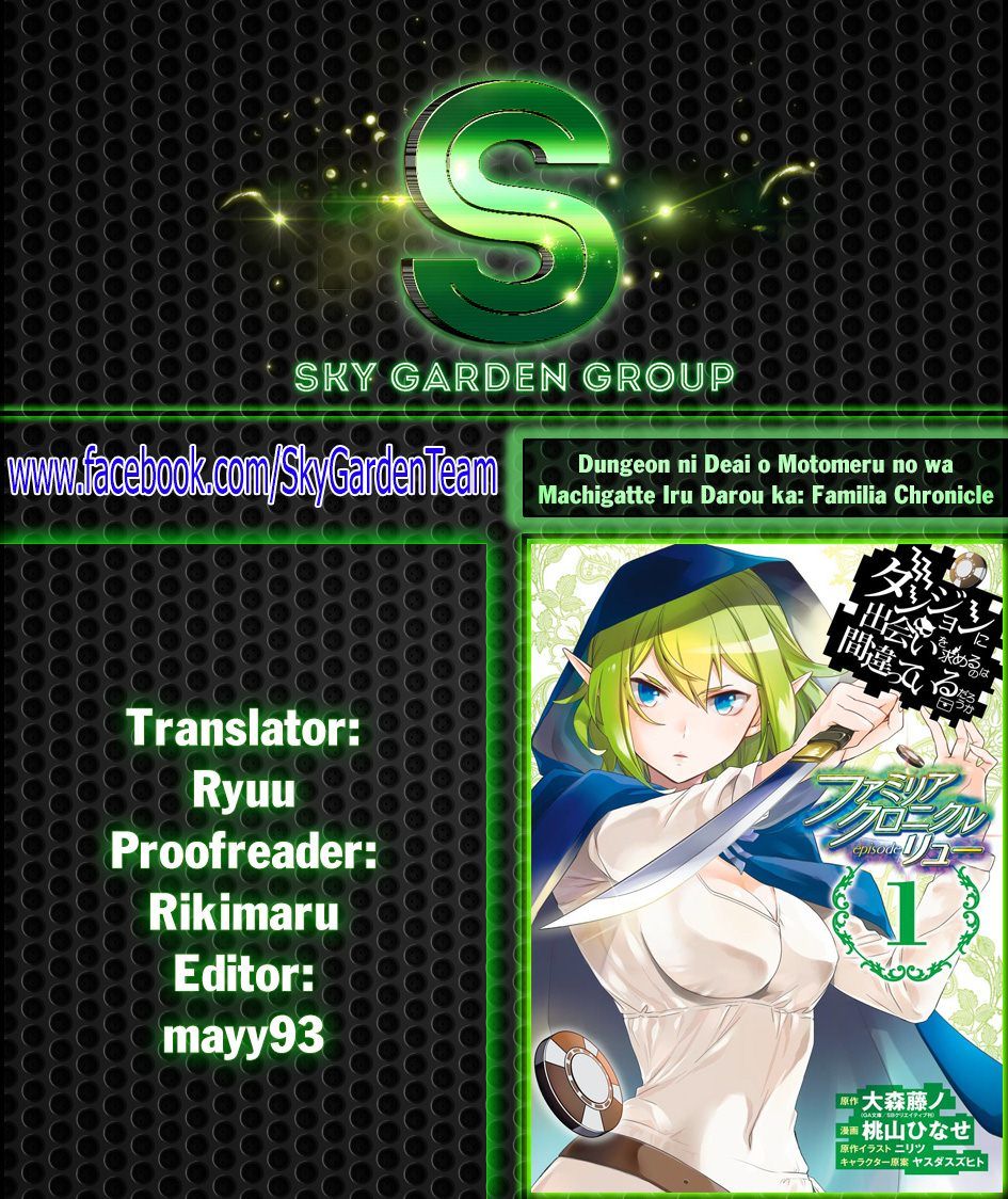 Dungeon ni Deai o Motomeru no wa Machigatte Iru Darou ka: Familia Chronicle Episode Ryu Chap 5 - Next Chap 6