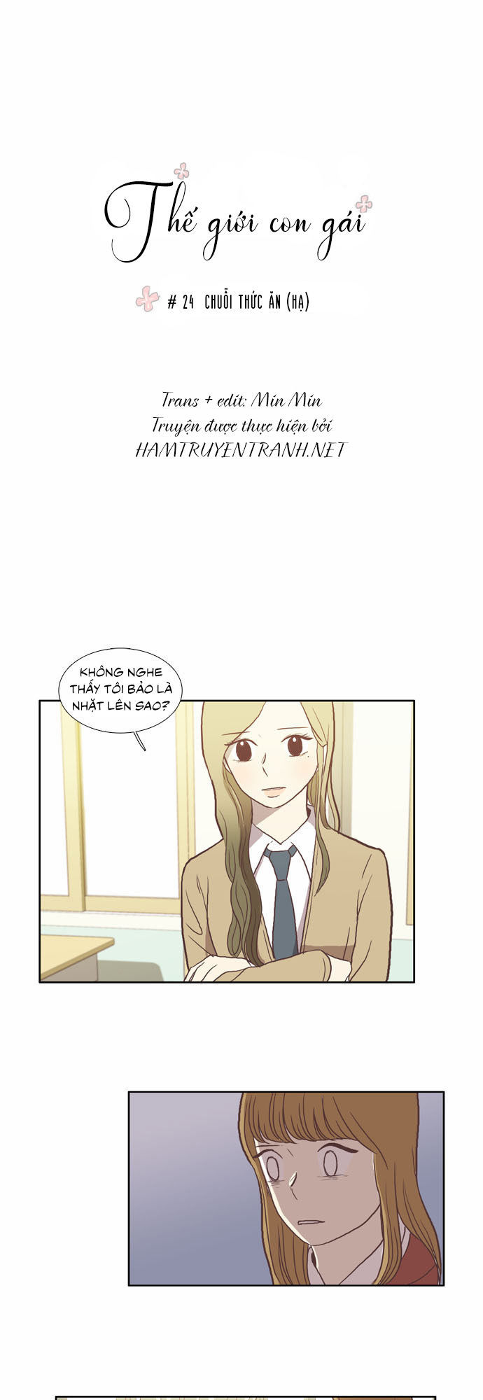 Thế Giới Con Gái Chap 24 - Next Chap 25