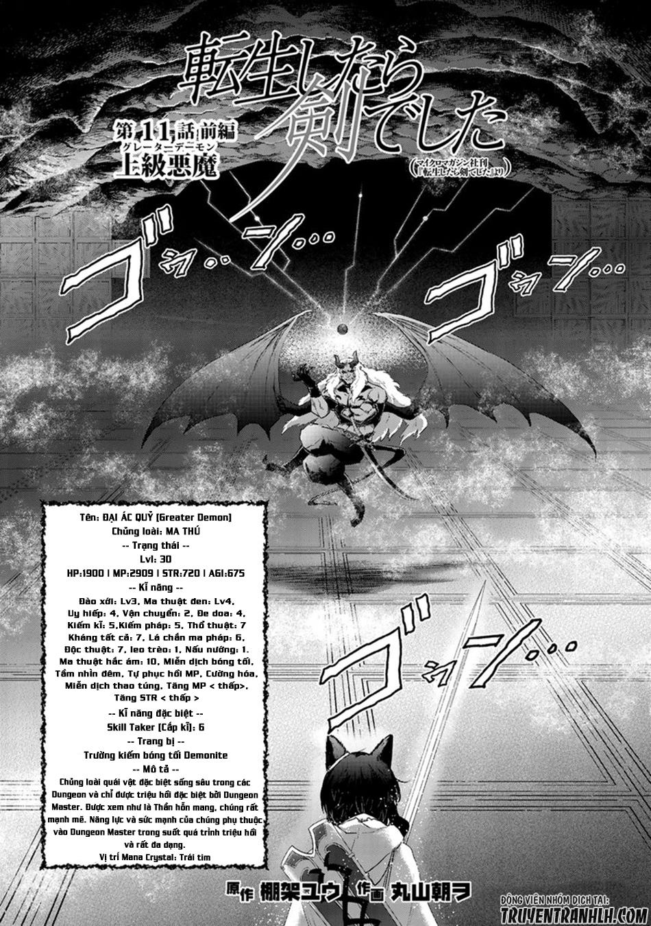 Chuyển Sinh Thành Kiếm Chap 11 - Next Chap 12