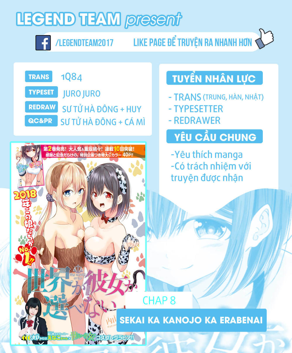 Sekai Ka Kanojo Ka Erabenai Chap 8 - Next Chap 9