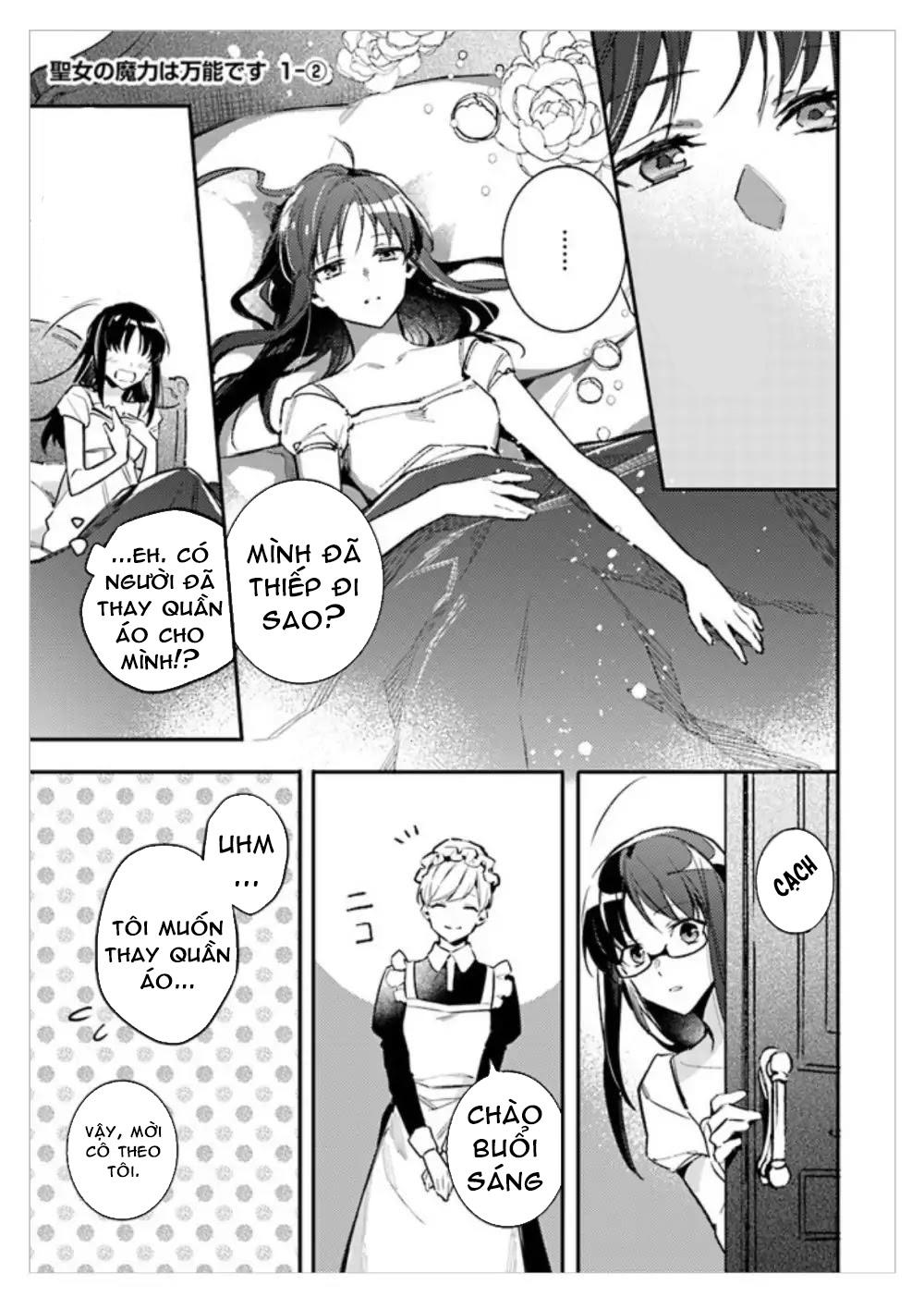 Seijo No Maryoku Wa Bannou Desu Chap 1.2 - Next Chap 2