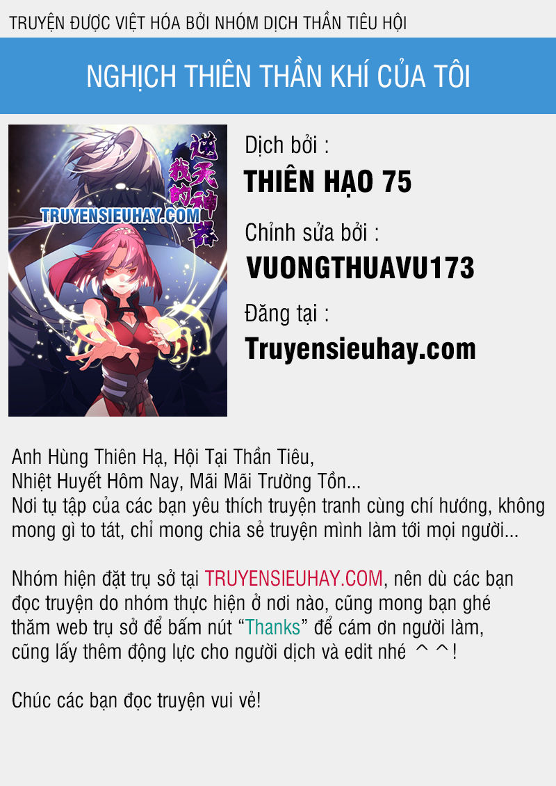 Nghịch Thiên Thần Khí Của Ta Chap 1 - Next Chap 2