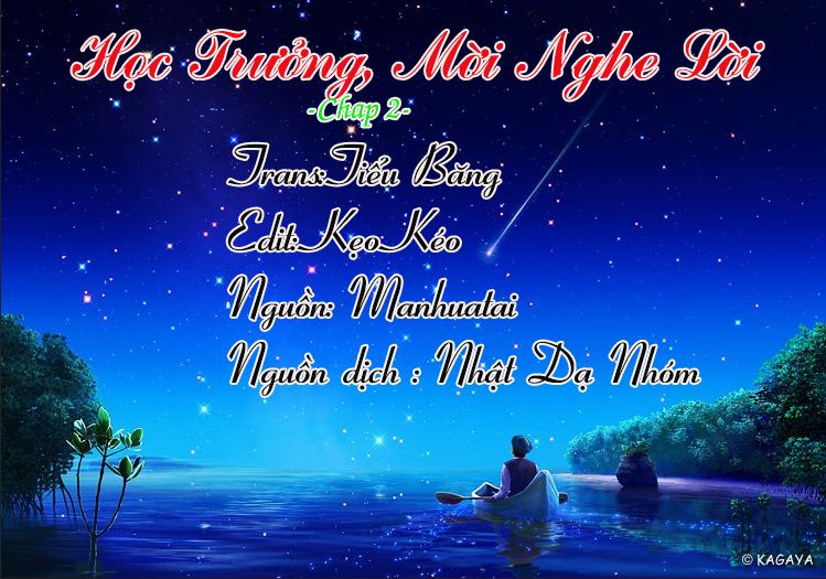 Học Trưởng, Mời Nghe Lời Chap 2 - Next Chap 3