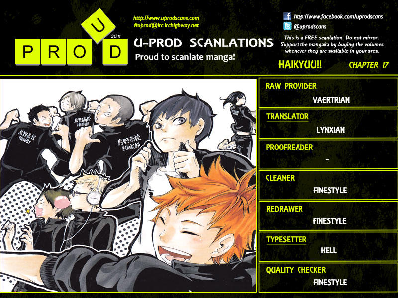 Haikyuu Chap 17 - Next Chap 18