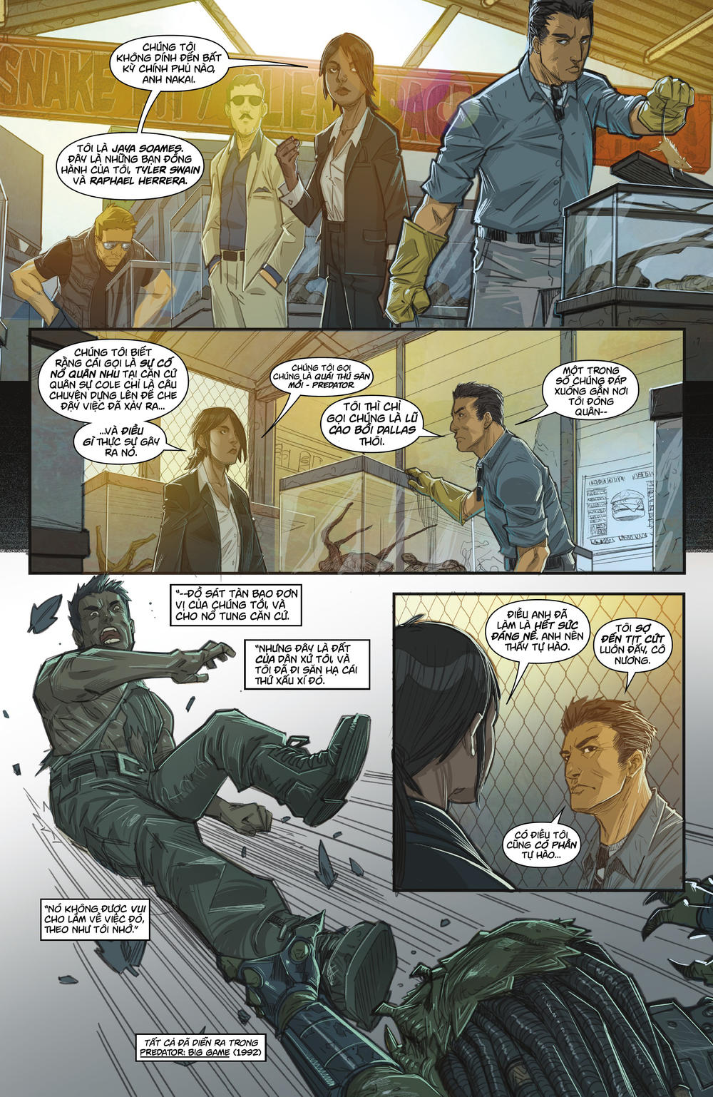 Predator: Hunters - Quái Thú Săn Mồi: Thợ Săn Chap 1.1 - Next Chap 2