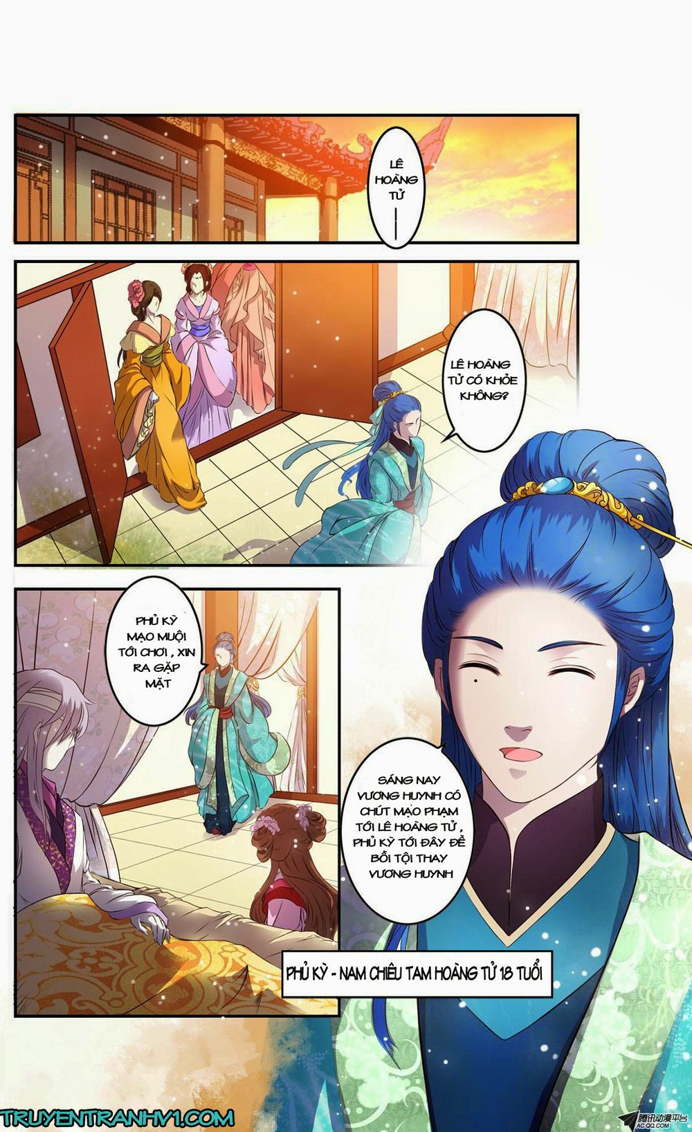 Làm Vương Gia Không Dễ Chap 1.3 - Next Chap 2