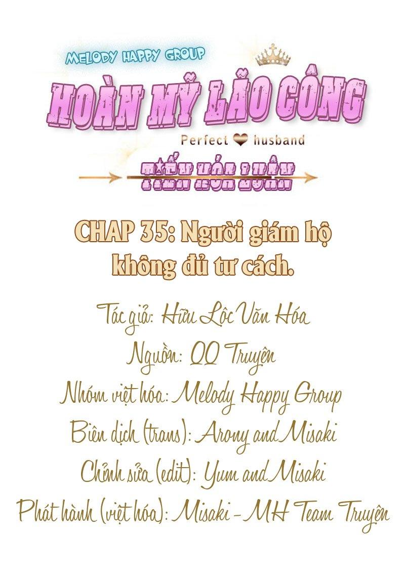 Hoàn Mỹ Lão Công Tiến Hóa Luân Chap 35 - Next Chap 36