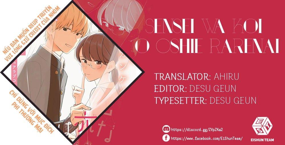 Sensei Can't Teach Me About Love Chap 11 - Next Chap 12