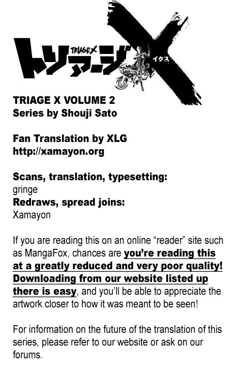 Triage X Chap 6 - Next Chap 7