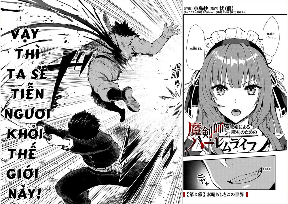 Ma Kiếm Sĩ Xuyên Không Lập Kiếm Làm Harem Chap 2 - Next Chap 3