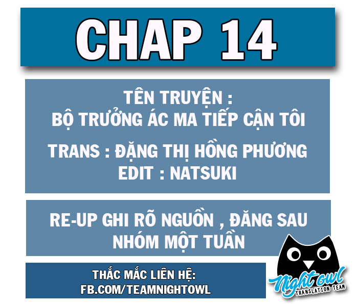 Bộ Trưởng Ác Ma Tiếp Cận Tôi Chap 14 - Next Chap 15
