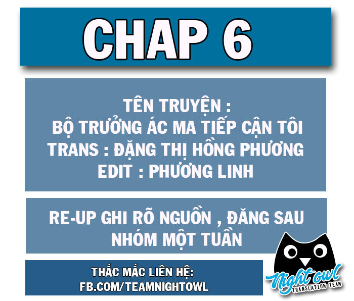Bộ Trưởng Ác Ma Tiếp Cận Tôi Chap 6 - Next Chap 7
