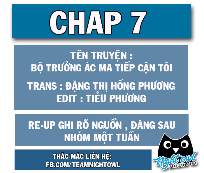 Bộ Trưởng Ác Ma Tiếp Cận Tôi Chap 7 - Next Chap 8