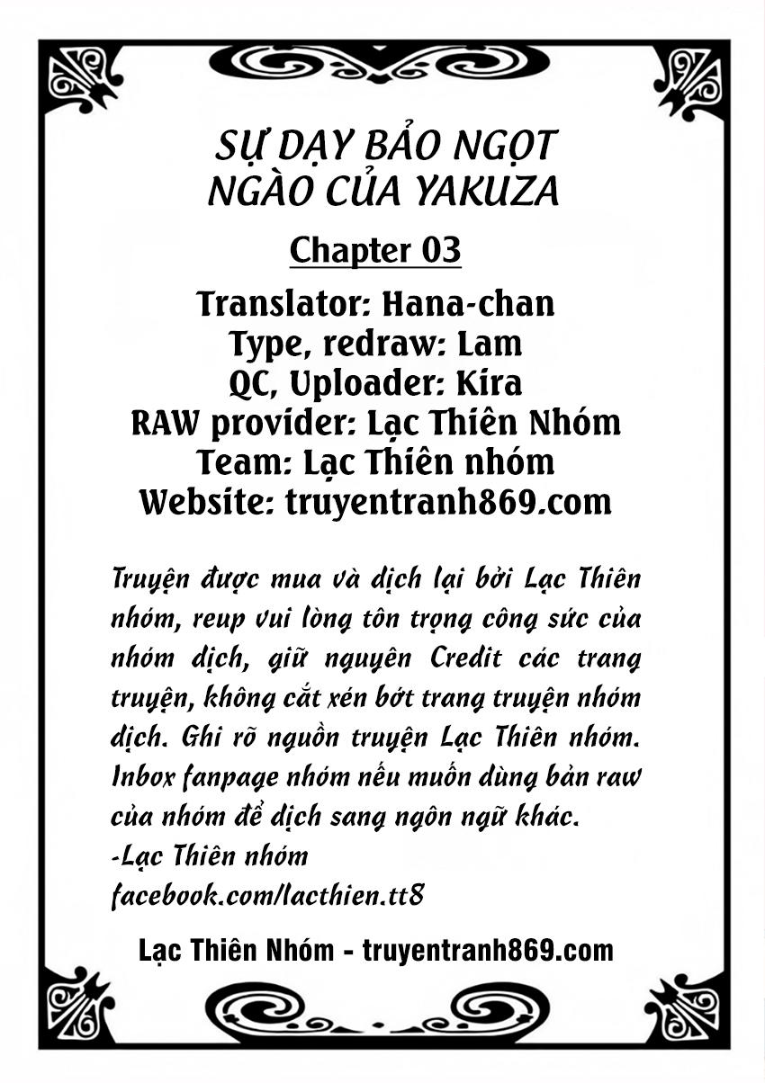 Sự Dạy Bảo Ngọt Ngào Của Yakuza Chap 3 - Next Chap 4