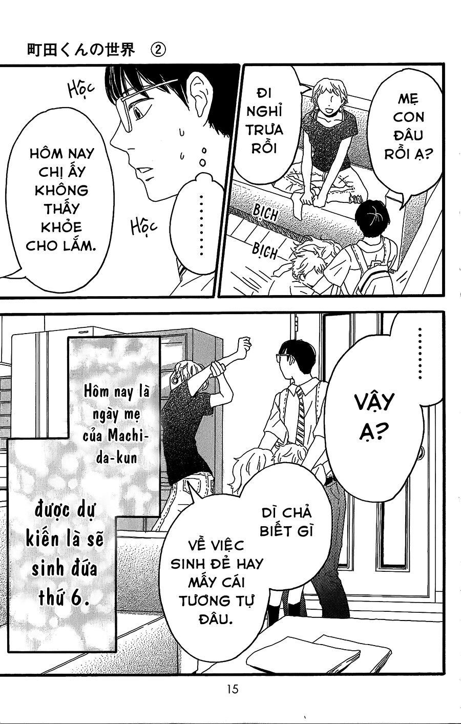 Machida-Kun No Sekai Chap 5 - Next Chap 6