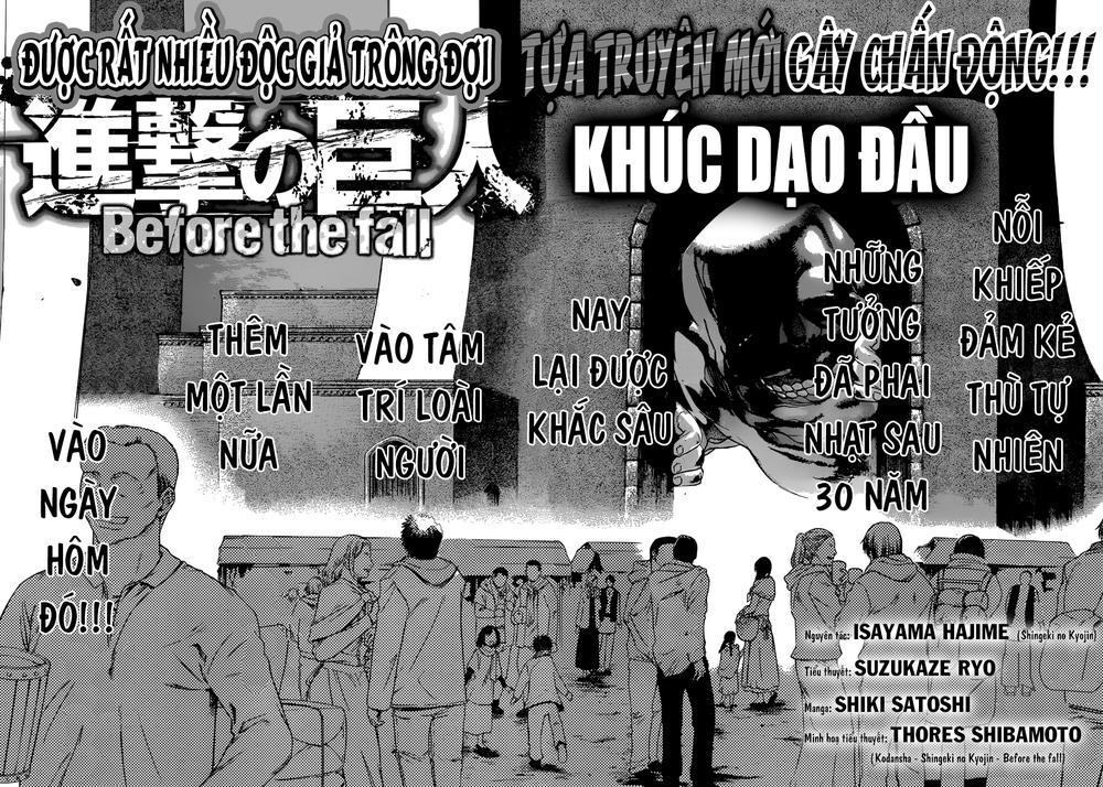 Attack On Titans - Before The Fall Chap 0 - Next Chap 1