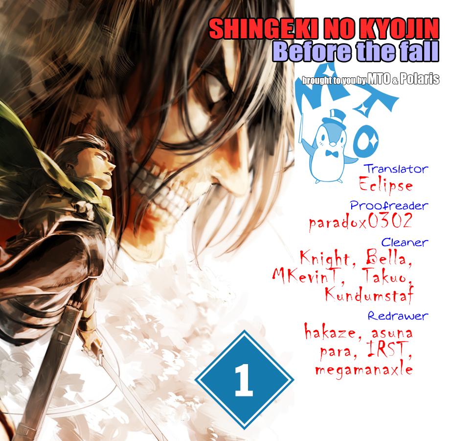 Attack On Titans - Before The Fall Chap 1 - Next Chap 2