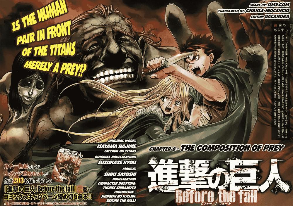 Attack On Titans - Before The Fall Chap 8 - Next Chap 9
