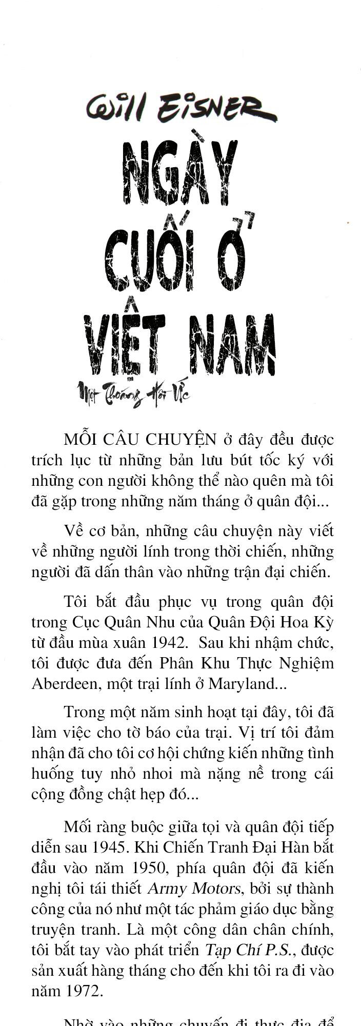 Ngày Cuối Ở Việt Nam - Trang 1