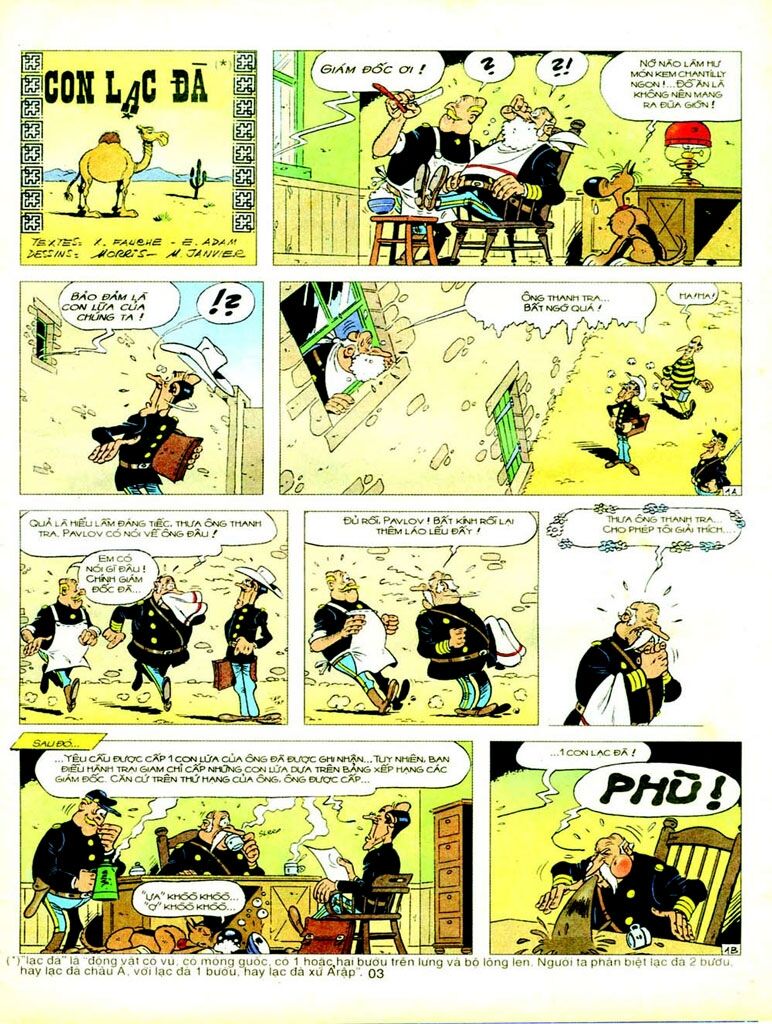 Lucky Luke - Trang 1