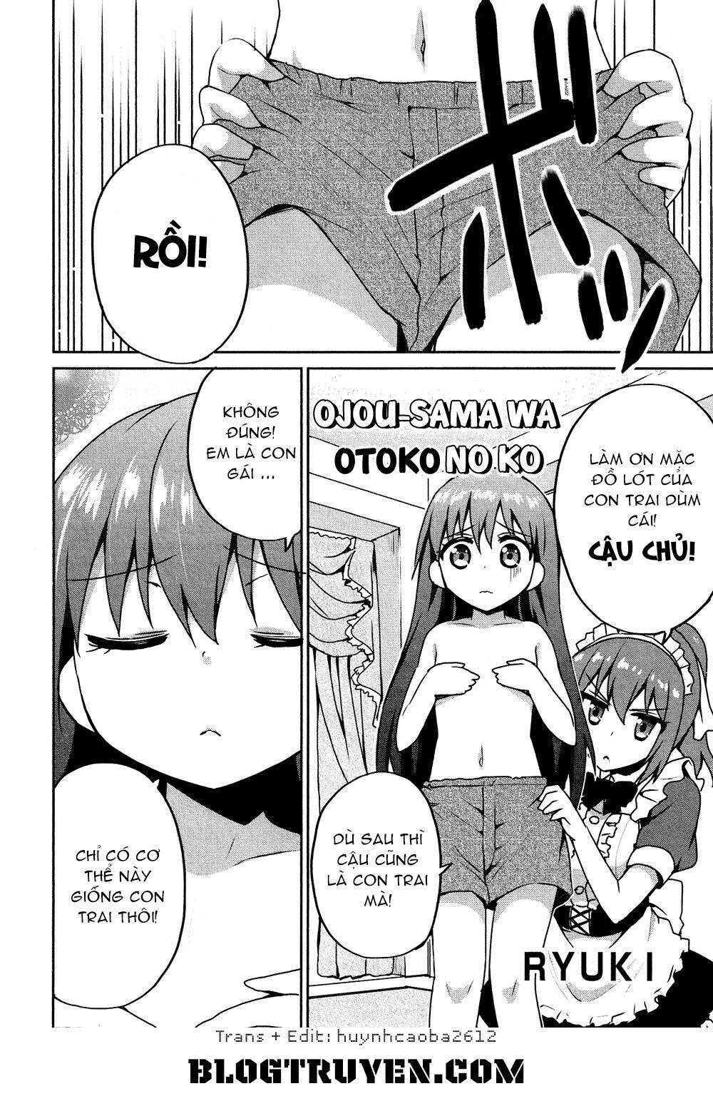 Ojou-Sama Wa Otoko No Ko - Trang 2