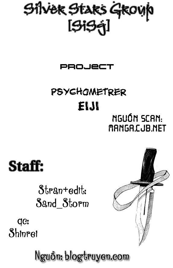 Psychometrer Eiji - Trang 1