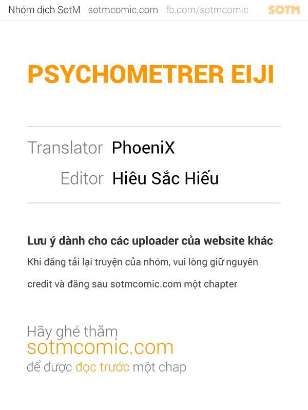 Psychometrer Eiji - Trang 1