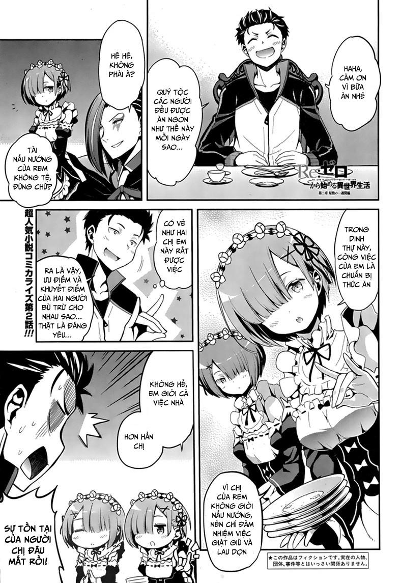 Re:zero Kara Hajimeru Isekai Seikatsu – Daisshou – Outo No Ichinichi Hen - Trang 1