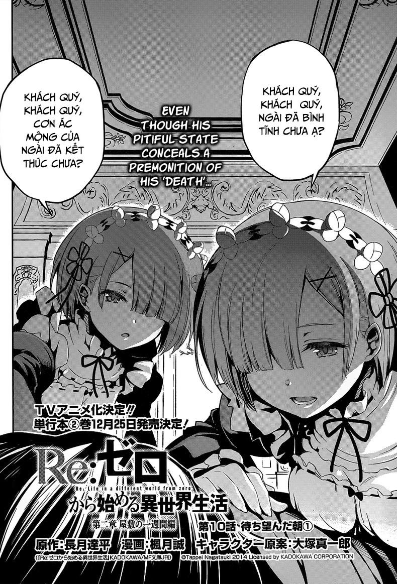 Re:zero Kara Hajimeru Isekai Seikatsu – Daisshou – Outo No Ichinichi Hen - Trang 2