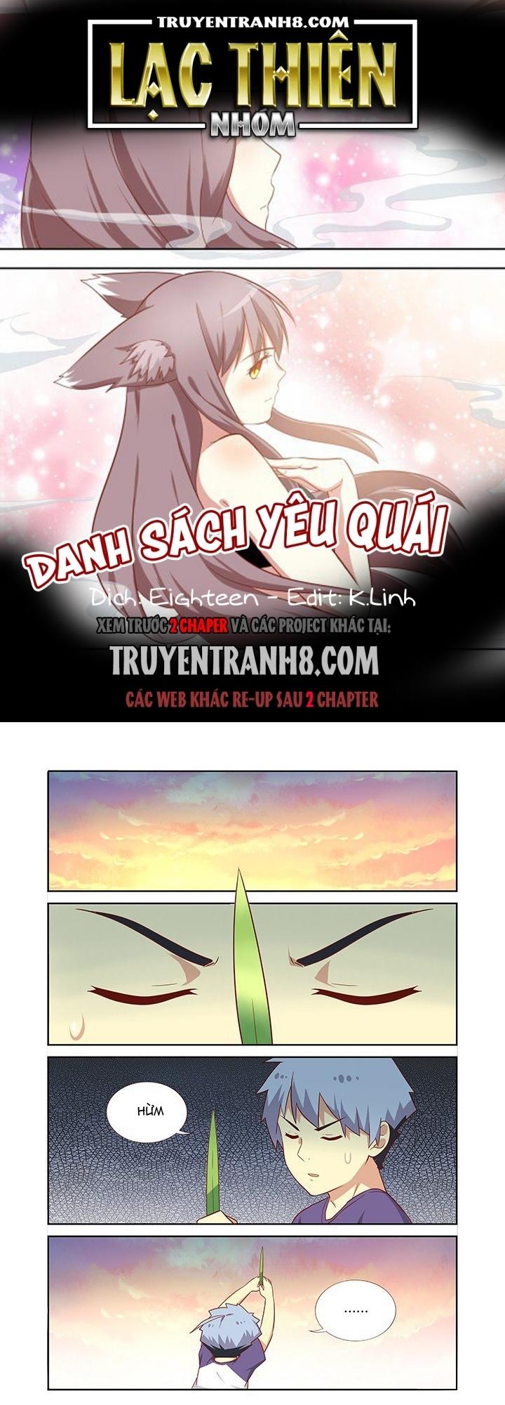 Danh Sách Yêu Quái - Trang 1