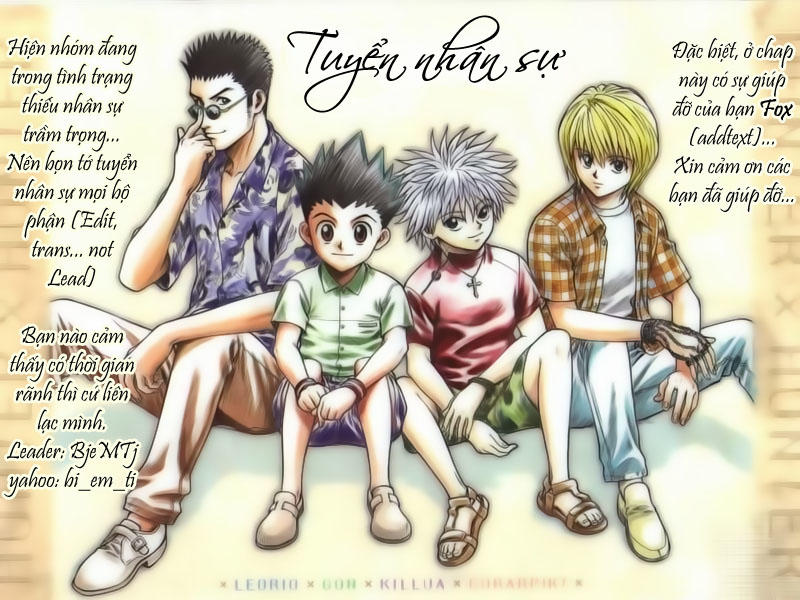 Hunter X Hunter - Trang 1