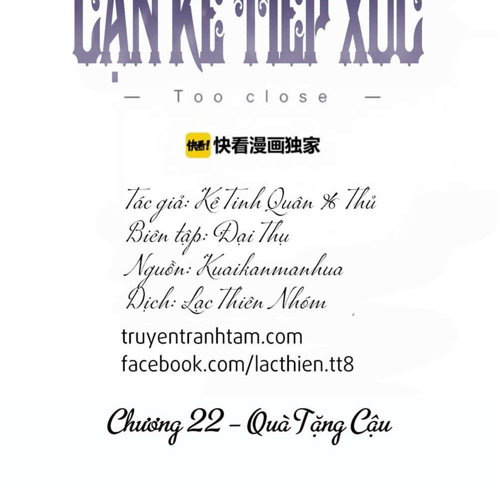 Cận Kề Tiếp Xúc - Trang 1