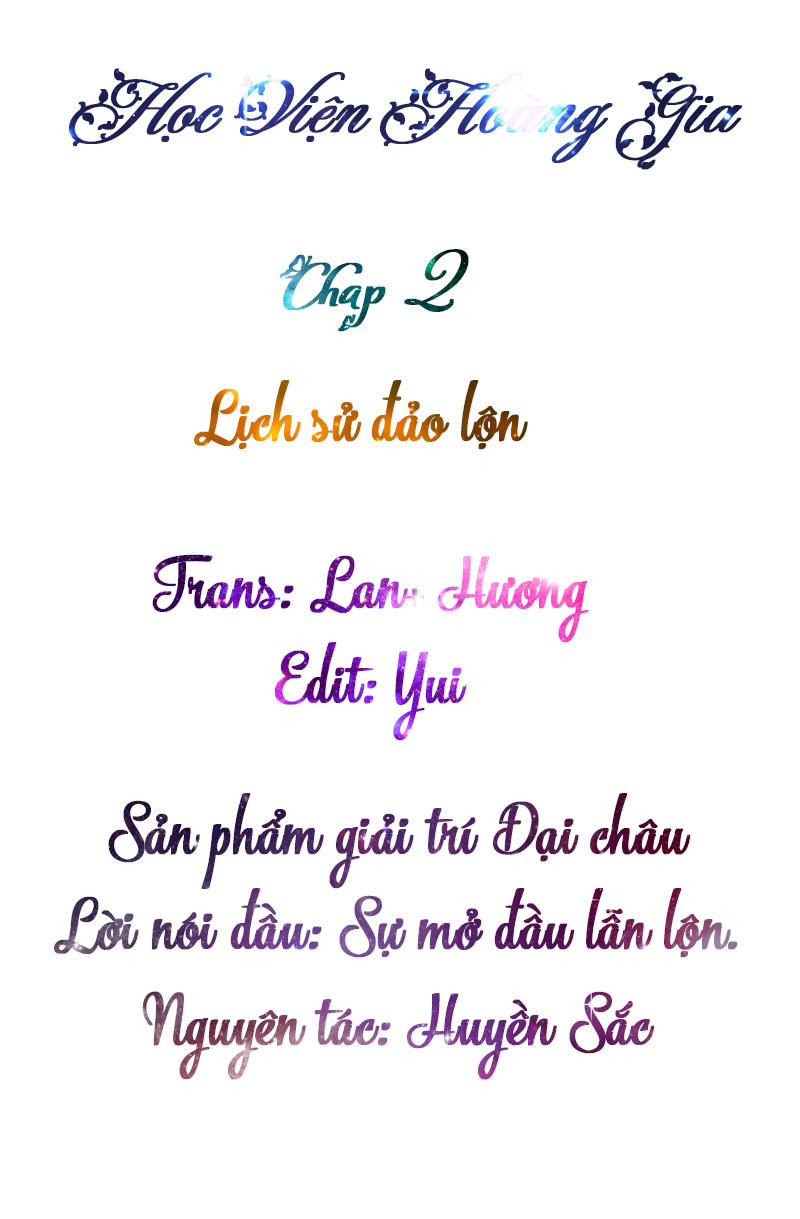 Học Viện Hoàng Gia - Trang 1