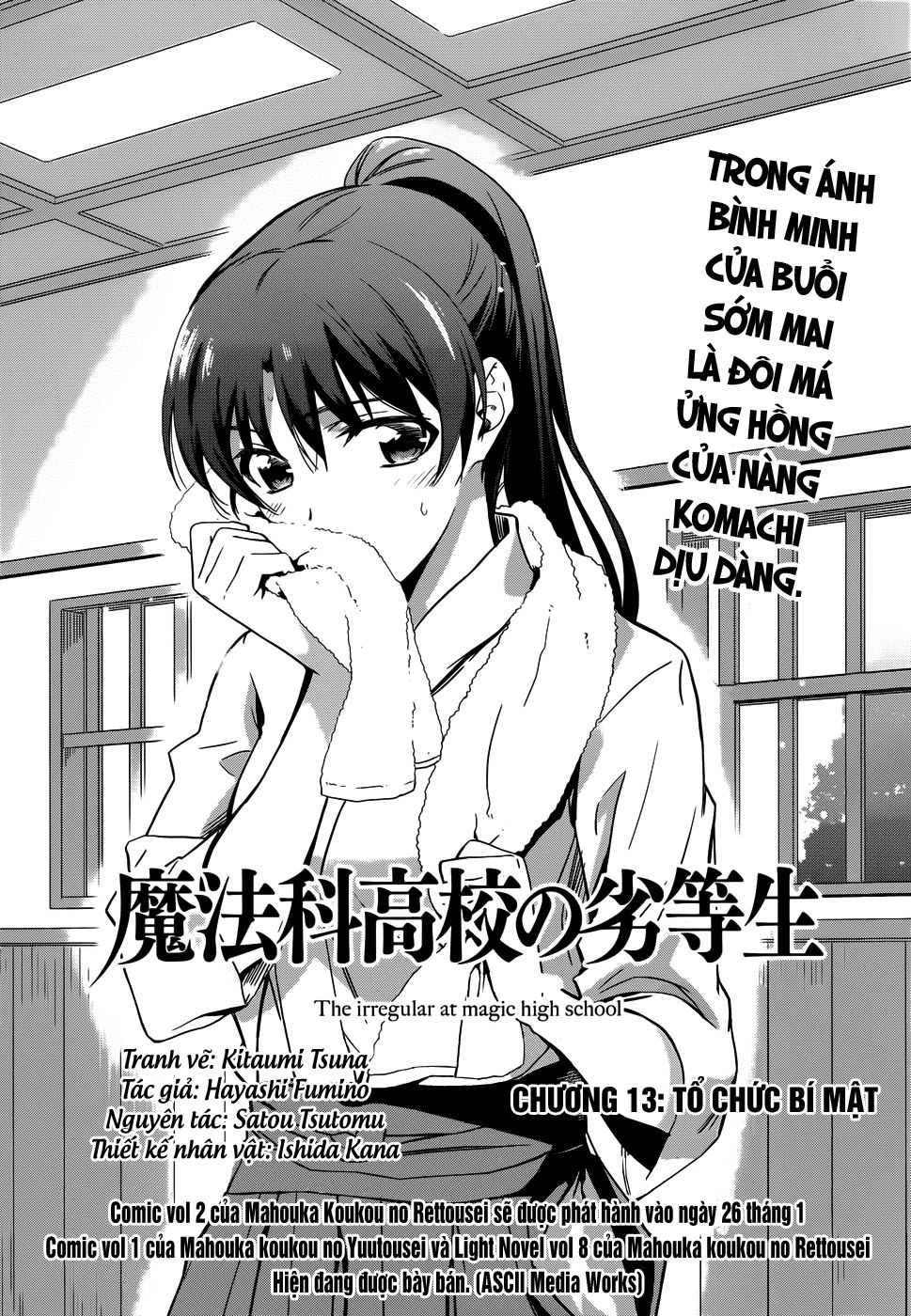 Mahouka Koukou No Rettousei - Trang 1