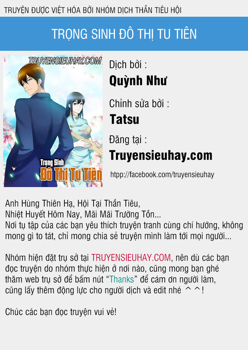 Trọng Sinh Đô Thị Tu Tiên Chap 96 - Next Chap 97