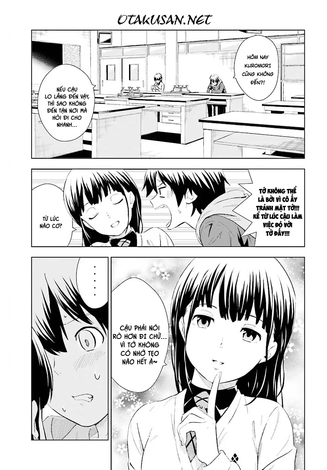 Kuromori-San Can Not Use A Smartphone - Trang 1