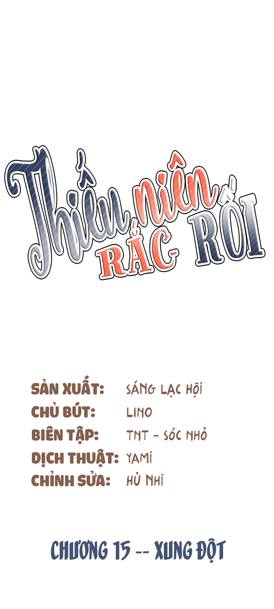 Thiếu Niên Rắc Rối - Trang 1