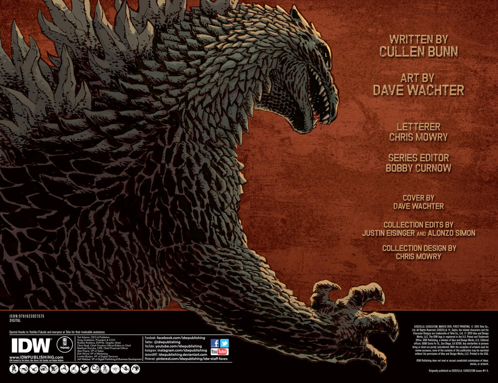 Godzilla: Cataclysm - Trang 1