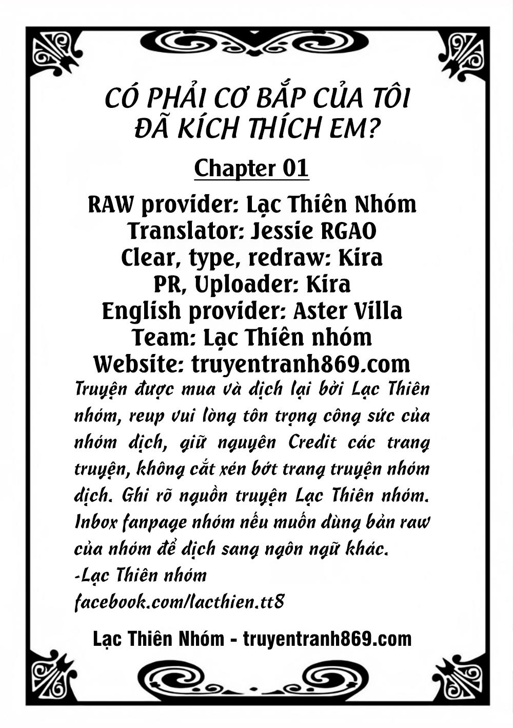 Có Phải Cơ Bắp Của Tôi Đã Kích Thích Em? - Trang 2