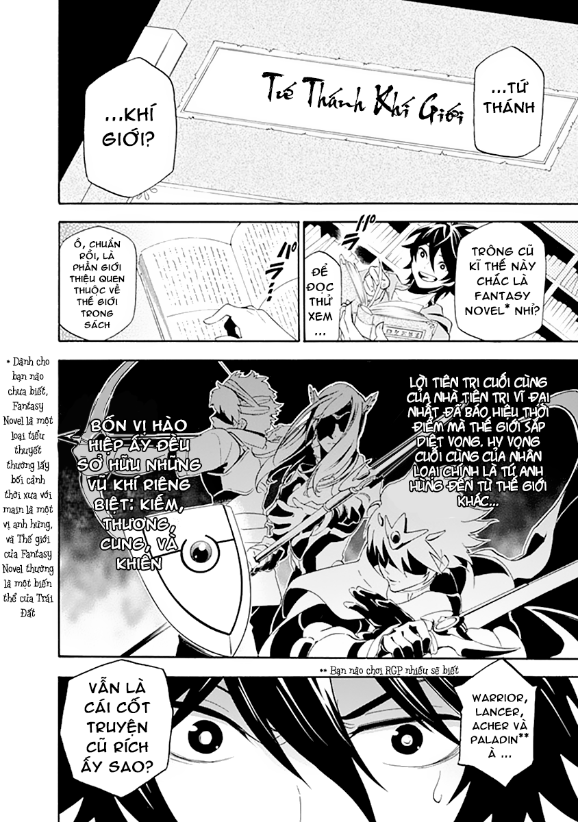 Sự Trỗi Dậy Của Anh Hùng Khiên Chap 1 - Next Chap 2